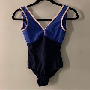 Mariia "Nora" Two-Tone Tank Petite Adult Leotard